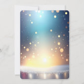 Christmas Jewel Frame Holiday Party Invitation 招待状 (裏面)