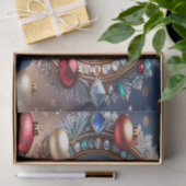 Christmas Jewel Frame Holiday Tissue Paper 薄葉紙 (ギフト)