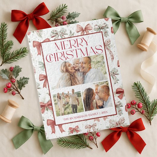 Christmas Jigsaw Puzzle | Family Photo Gift ジグソーパズル