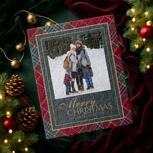 Christmas Jigsaw Puzzle | Family Photo Gift ジグソーパズル