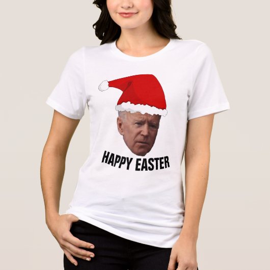 CHRISTMAS JOE BIDEN FUNNY T-SHIRT トライブレンドTシャツ (正面)