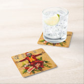 Christmas Joke スクエアペーパーコースター (インサイチュ)