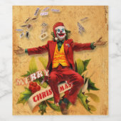 Christmas Joke ワインラベル (シングルラベル)