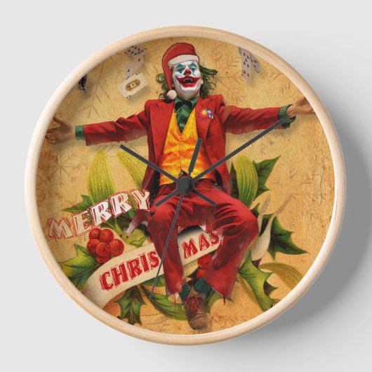 Christmas Joke 壁時計 (正面)