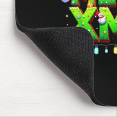 Christmas Jolly Creeper Pixel Art Xmas Funny Gamer マウスパッド (コーナー)