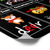 Christmas Jolly Syllables Teacher Students Funny S ポスター (角)