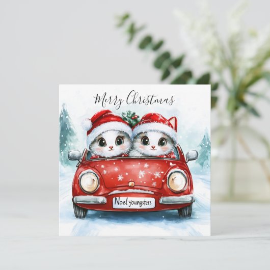 Christmas Journey with Furry Friends カード (スタンド正面)