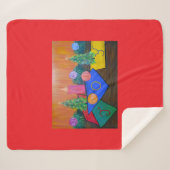 Christmas Joy シェルパブランケット (正面(横))