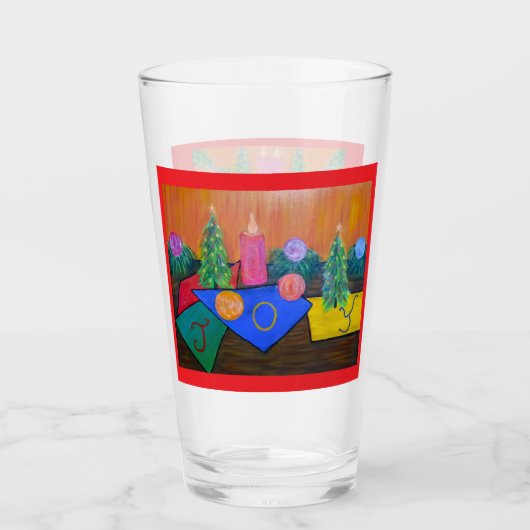 Christmas Joy  タンブラーグラス (正面)