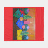 Christmas Joy フリースブランケット (正面(横))