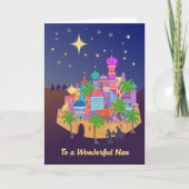 Christmas Joy Bethlehem for Nan Card カード (正面)