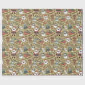 Christmas Joy - Gold ラッピングペーパー (フラット)