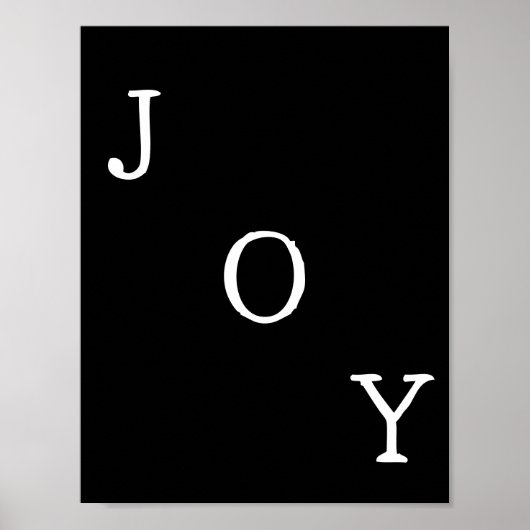 Christmas Joy Holiday Quote Poster ポスター (正面)