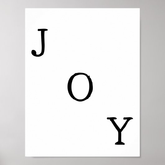 Christmas Joy Holiday Quote Poster ポスター (正面)