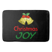 Christmas joy (holly bells) バスマット (正面)