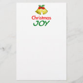 Christmas joy (holly bells) 便箋 (正面)