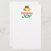 Christmas joy (holly bells) 便箋 (正面/裏面)