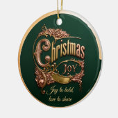 “Christmas Joy” Ornament セラミックオーナメント (左)