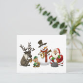 Christmas Jug Band Postcard シーズンポストカード (スタンド正面)
