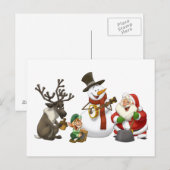 Christmas Jug Band Postcard シーズンポストカード (正面/裏面)