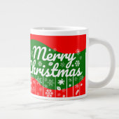 Christmas Jumbo Mug – White Ornaments  ジャンボコーヒーマグカップ (右)