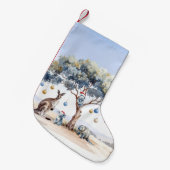 Christmas Kangaroo Koalas Platypus Gumtree Baubles スモールクリスマスストッキング (正面 (吊り時))