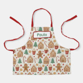 Christmas Kids Apron, Baking & Cooking Christmas エプロン (正面)