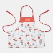 Christmas Kids Baking & Cooking Gift Apron エプロン (正面)