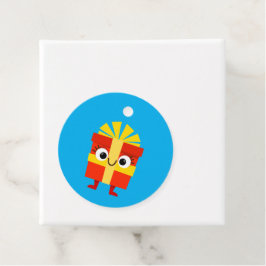 Christmas Kids Gift Tag with To/From Santa Claus フェイバータグ
