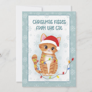 Christmas Kisses from the Cat シーズンカード