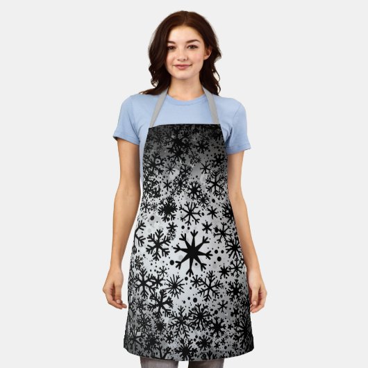 Christmas Kitchen Apron エプロン (着用した状態)