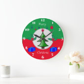 Christmas Kitchen Clock ラージ壁時計 (ホーム)