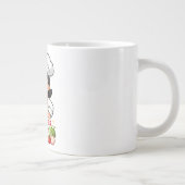 Christmas Kitchen Crew Cute Chef Mug ジャンボコーヒーマグカップ (右)