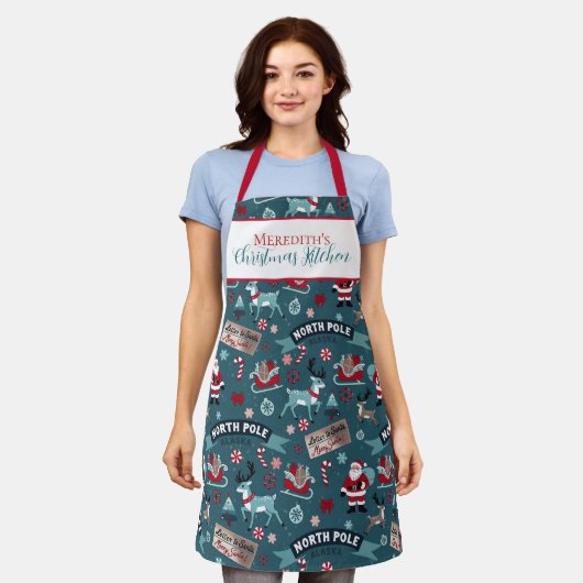 Christmas Kitchen – Festive Holiday Cooking エプロン (着用した状態)