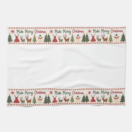 Christmas Kitchen Towel キッチンタオル (横)