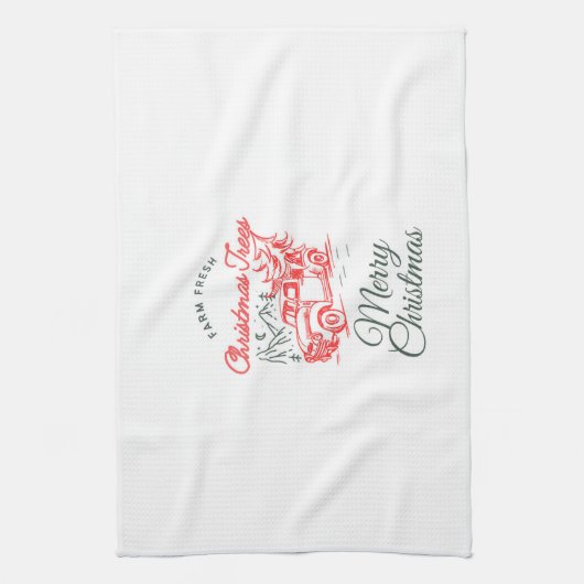 Christmas Kitchen Towels by Sommer Hamilton キッチンタオル (縦)