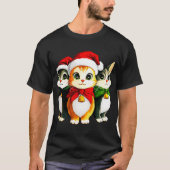 Christmas kitten T-Shirt Tシャツ (正面)