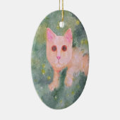 Christmas Kitty Ornament セラミックオーナメント (右)