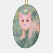 Christmas Kitty Ornament セラミックオーナメント (左)