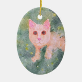 Christmas Kitty Ornament セラミックオーナメント