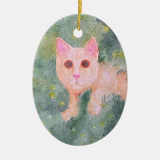 Christmas Kitty Ornament セラミックオーナメント