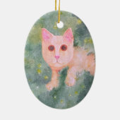 Christmas Kitty Ornament セラミックオーナメント (裏面)