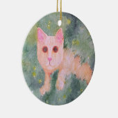 Christmas Kitty Ornament セラミックオーナメント (右)