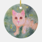 Christmas Kitty Ornament セラミックオーナメント (裏面)