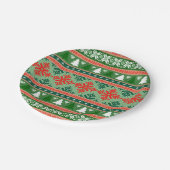 Christmas Knitting Pattern ペーパープレート (アングル)