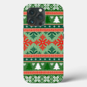 Christmas Knitting Pattern Case-Mate iPhoneケース (裏面)