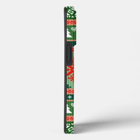 Christmas Knitting Pattern Case-Mate iPhoneケース (裏面 / 右)