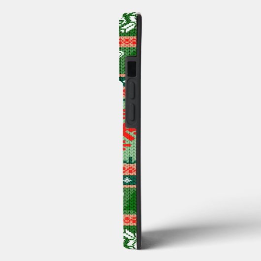 Christmas Knitting Pattern Case-Mate iPhoneケース (裏面 / 左)
