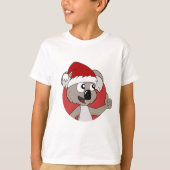 Christmas koala cartoon  tシャツ (正面)