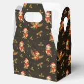 Christmas Kookaburra Watercolour フェイバーボックス (オープン)